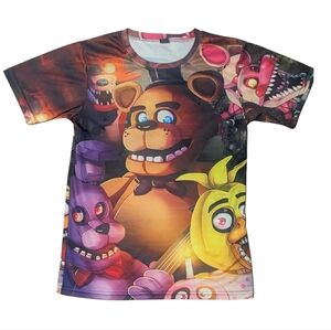 Five Nights at Freddy’s FNAF Freddy Fazbear Animatronic Graphic Tee Boys Size 8